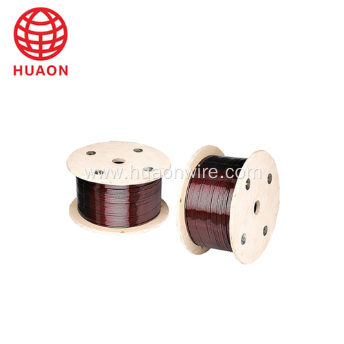 Aluminium flat wire for motor and transformer